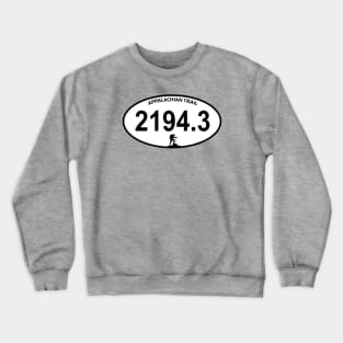 Appalachian Trail total Mileage Marathon style 2194.3k miles Crewneck Sweatshirt